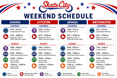 Weekend Schedule